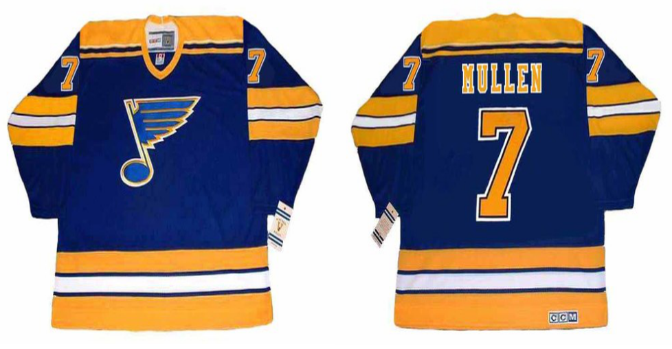 2019 Men St.Louis Blues 7 Mullen blue CCM NHL jerseys